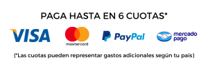 PAGO CON TARJETA, PAYPAL O MERCADOPAGO